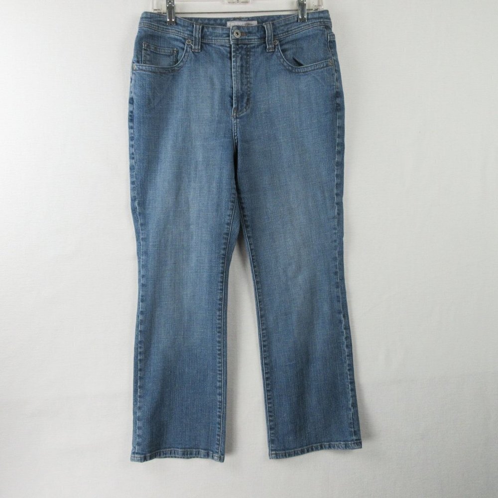 Chico's Size 1 (US 8) Short Platinum Jeans Blue